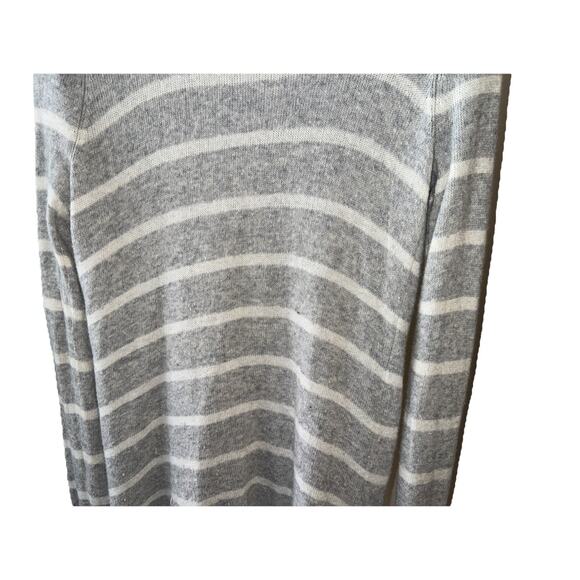 Abercrombie And Fitch Y2K Gray Striped Long Button Cardigan Size L - Picture 9 of 13